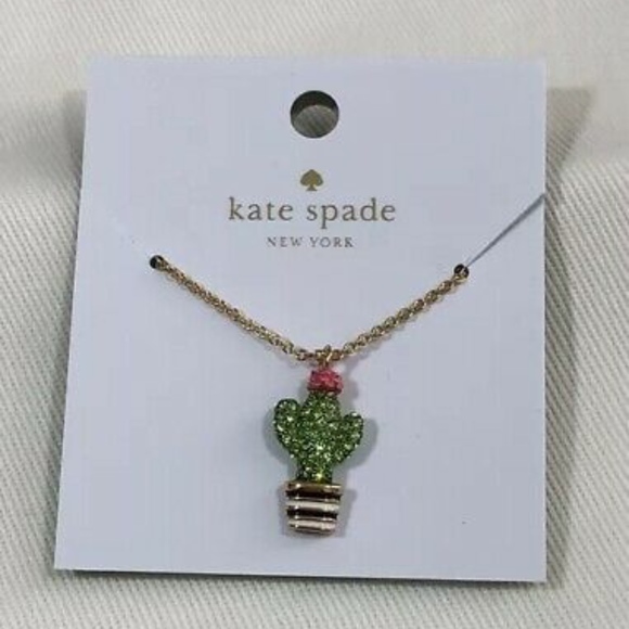 Kate Spade Cactus Mini Pendant Necklace - Picture 4 of 7
